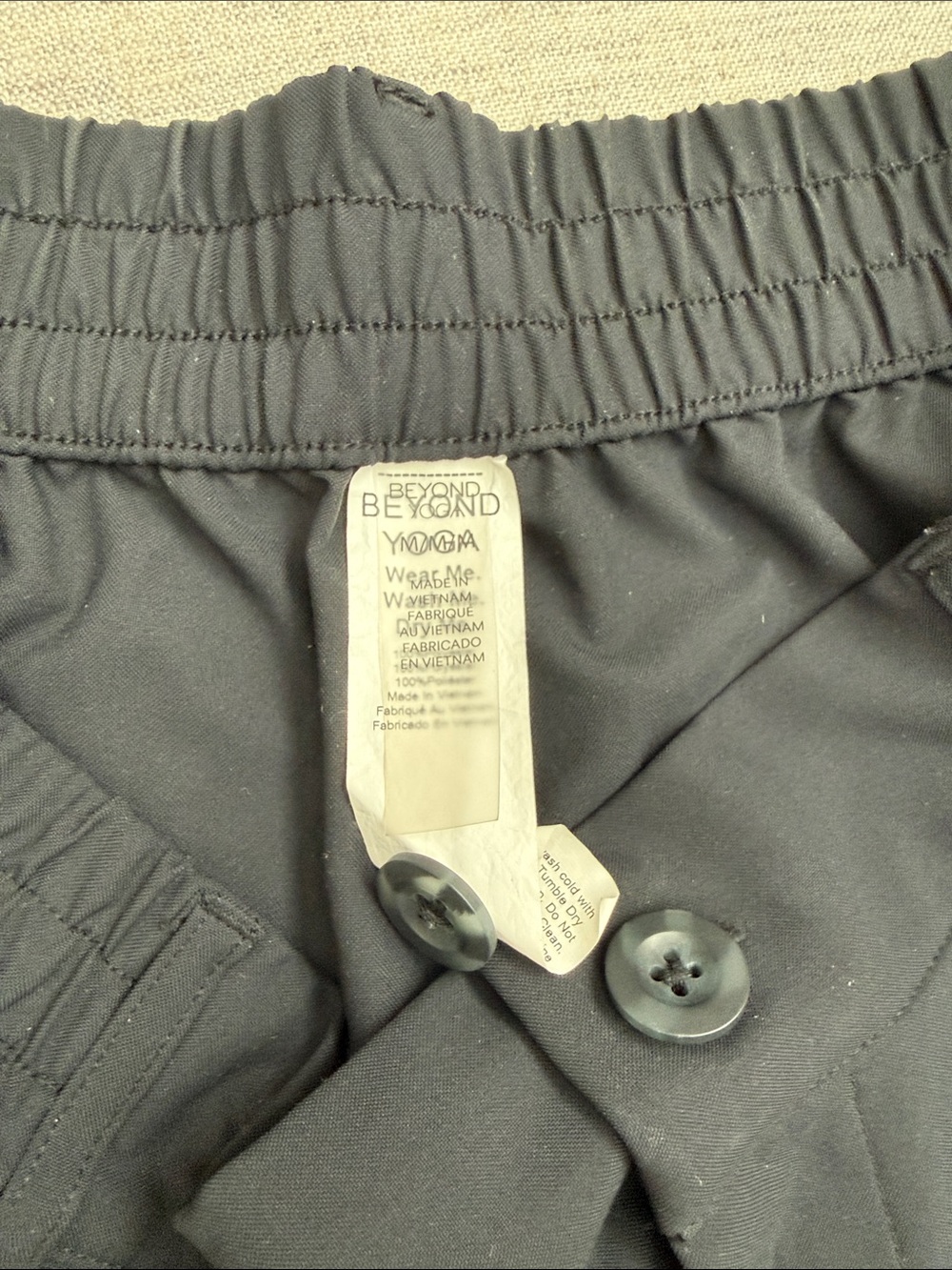 Beyond Yoga Black High-Waist Women's Athletic Shorts - Picture 2 of 3